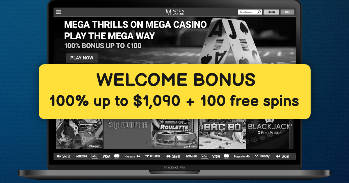 Mega Casino banner